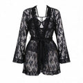 Robe Curto com Transparência em Tule