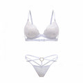 Conjunto Sensual em Renda com Strappy e Coração