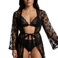 Robe Curto com Transparência em Tule