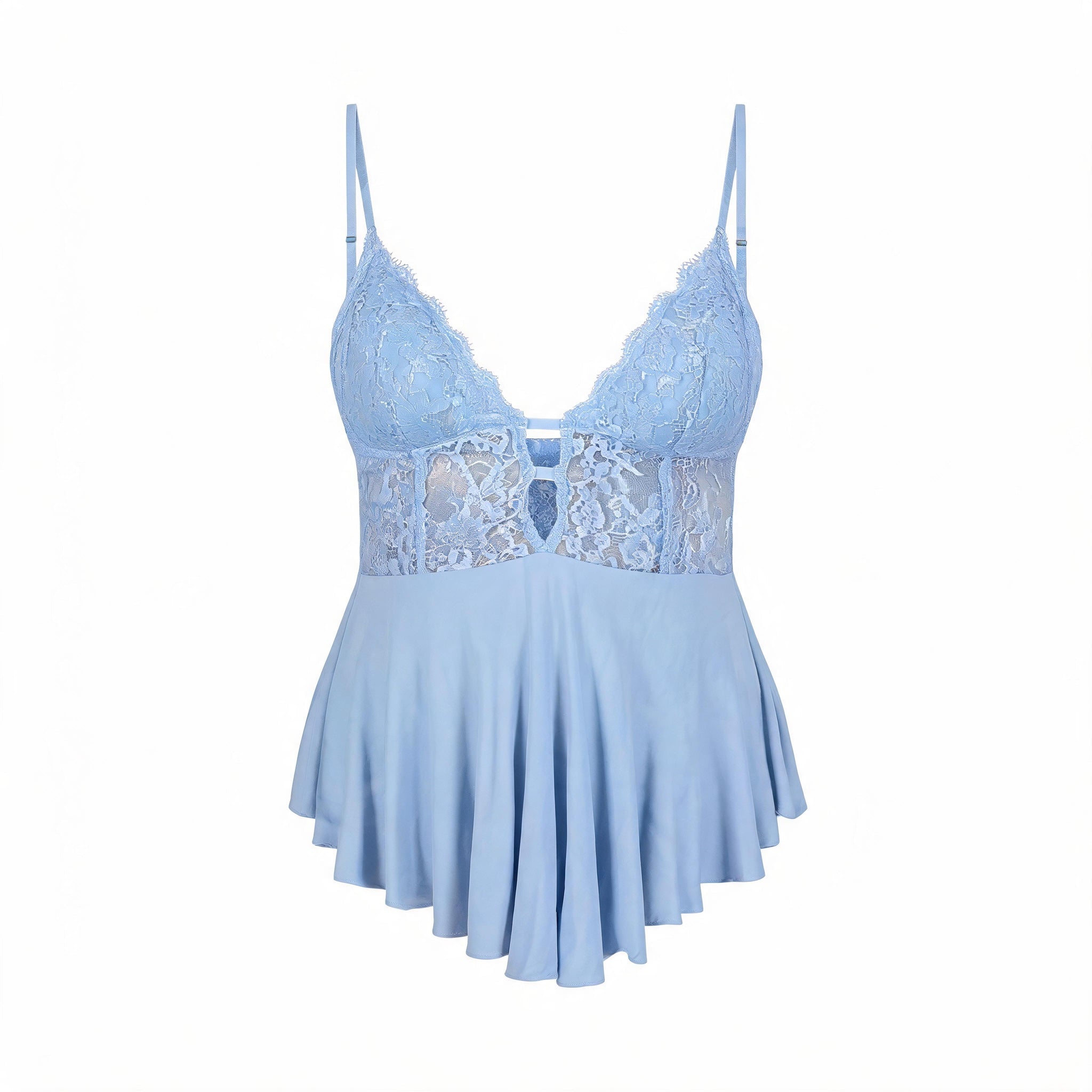 Camisola em Renda e Liganete