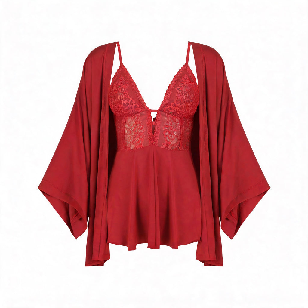 Robe em Liganete com Caimento Elegante