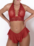 Conjunto em Tule e Renda - Leveza e Sedução